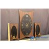 Image 2 : Caravelle Clock & (2) Wall Sconces