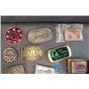 Image 2 : Lot of (12) Belt Buckles