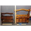 Image 2 : Wooden Magazine Racks (2)