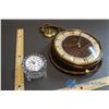 Image 1 : Solar Clock (Working) & Quartz Small Table Top Clock