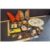Image 1 : Fridge Magnets, Wooden Wall Butterflies, etc