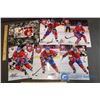 Image 1 : Signed Wendel Clark & Lanny McDonald Picture & 5 Montreal Canadian Fan Club Pictures