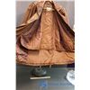 Image 2 : Leather Thinsulate Medium Coat with Removable Liner - Made in Korea