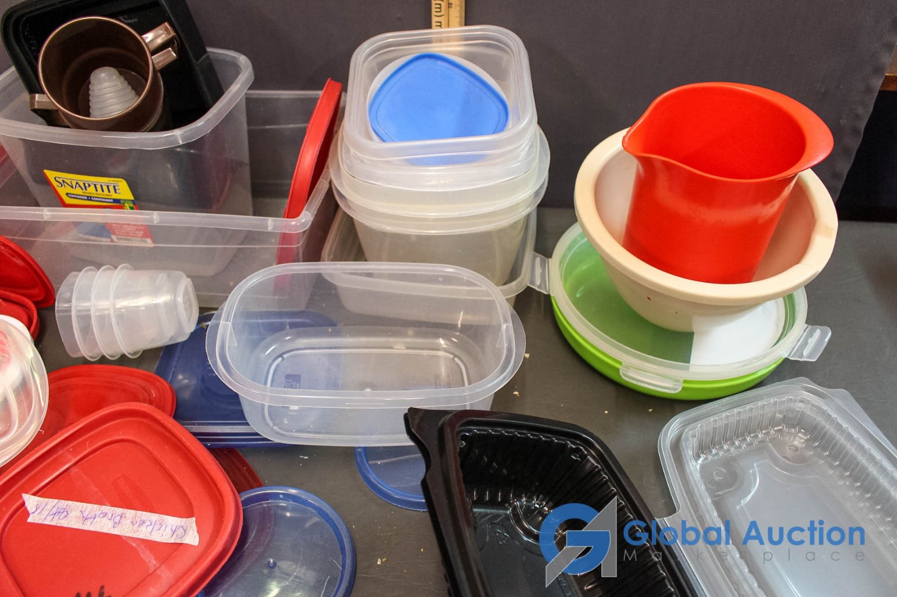 Lot of Plastic Containers