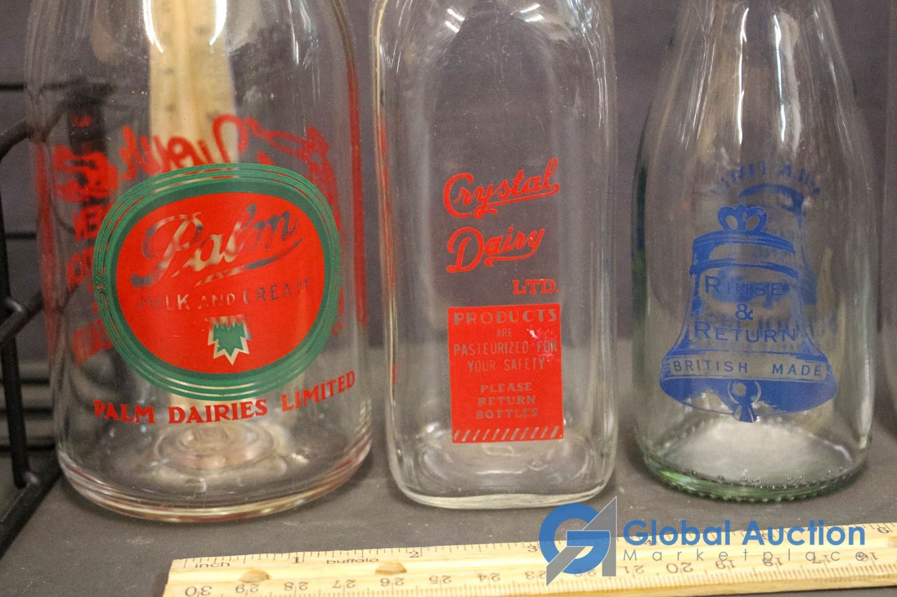 Milk Bottles Coop, Crystal Dairy, School Bell, Palm, etc.