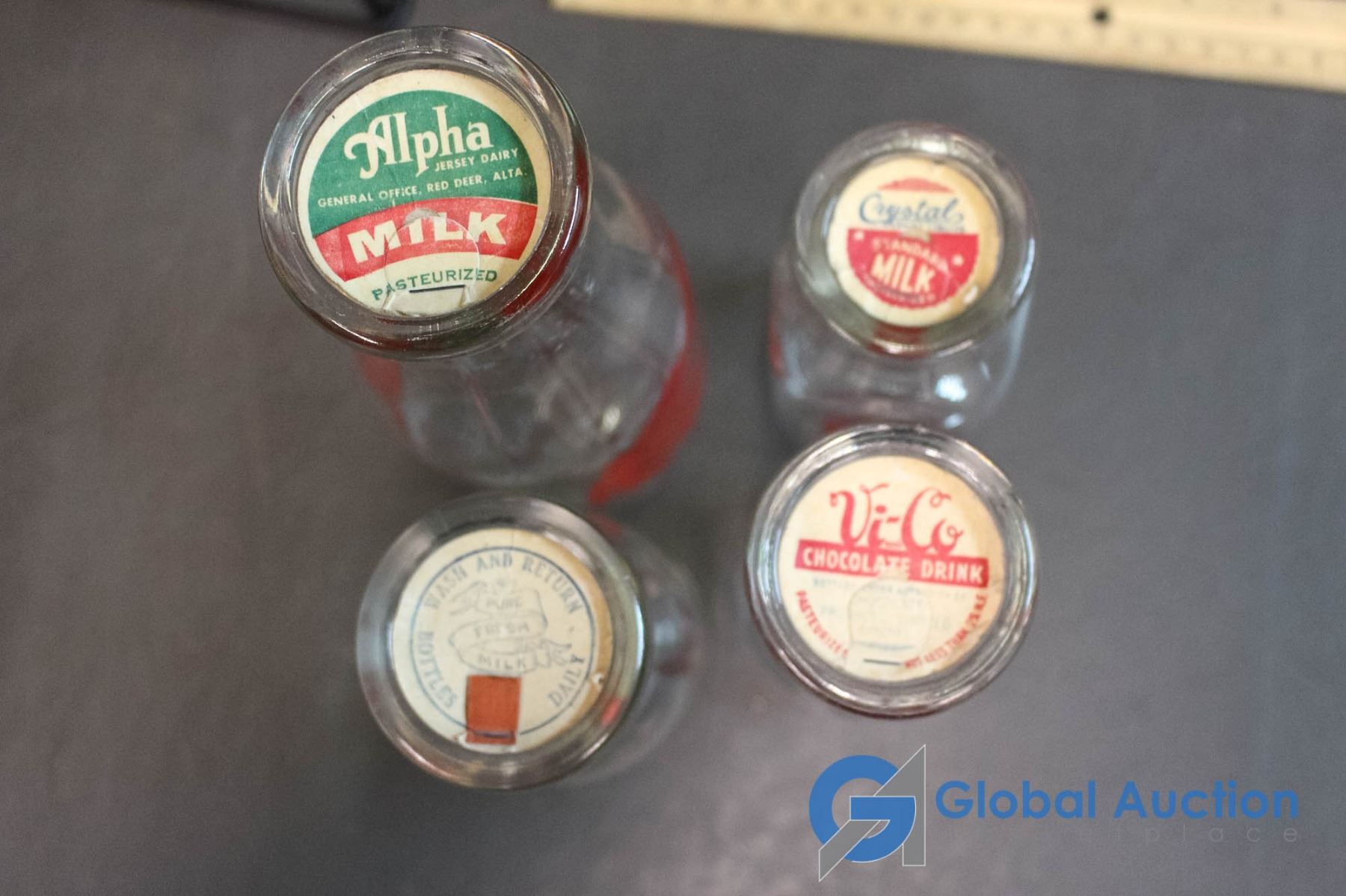 Milk Bottles Coop, Crystal Dairy, School Bell, Palm, etc.