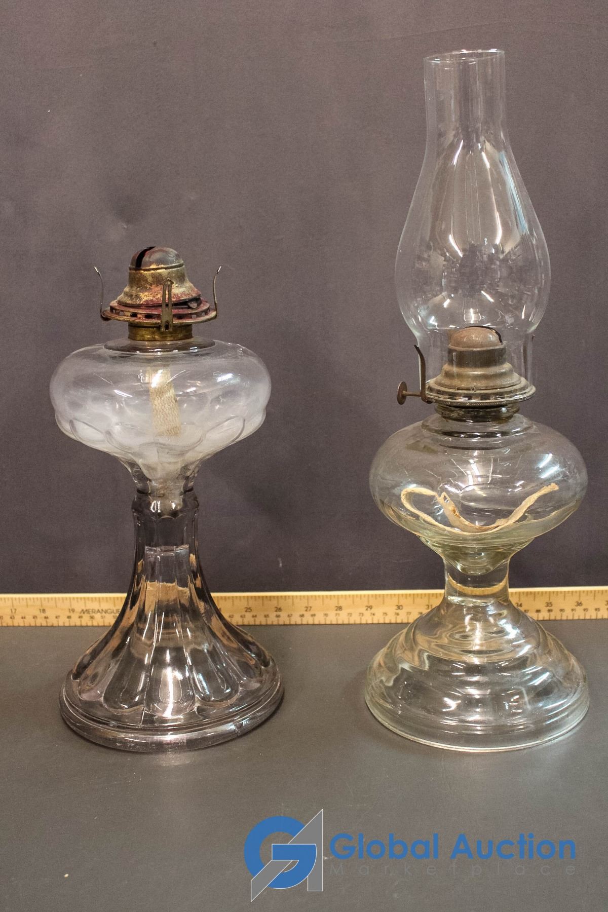 (2) Kerosene Lamps