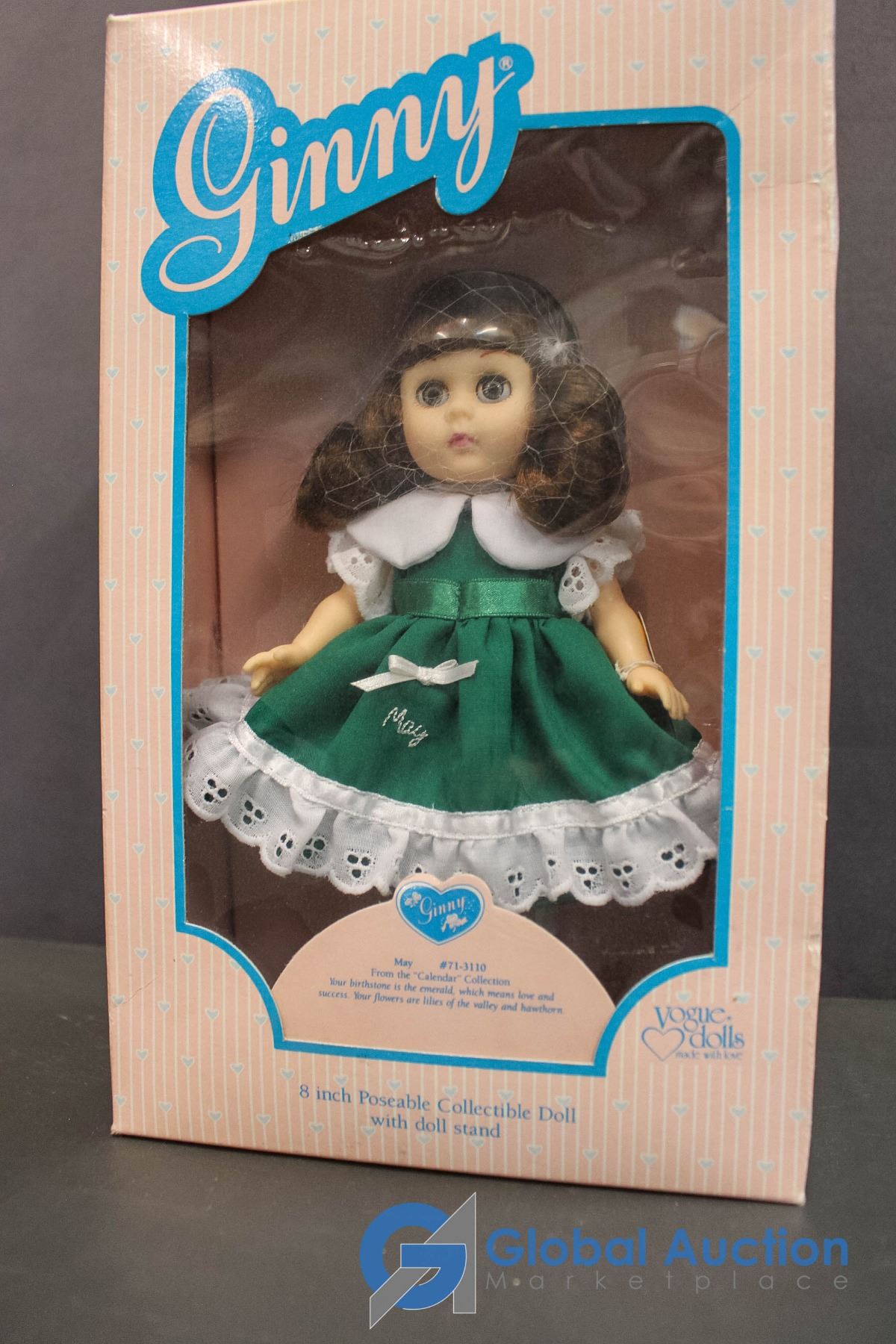 Vogue Dolls Ginny 8" Poseable Collectible Doll w/ Doll Stand
