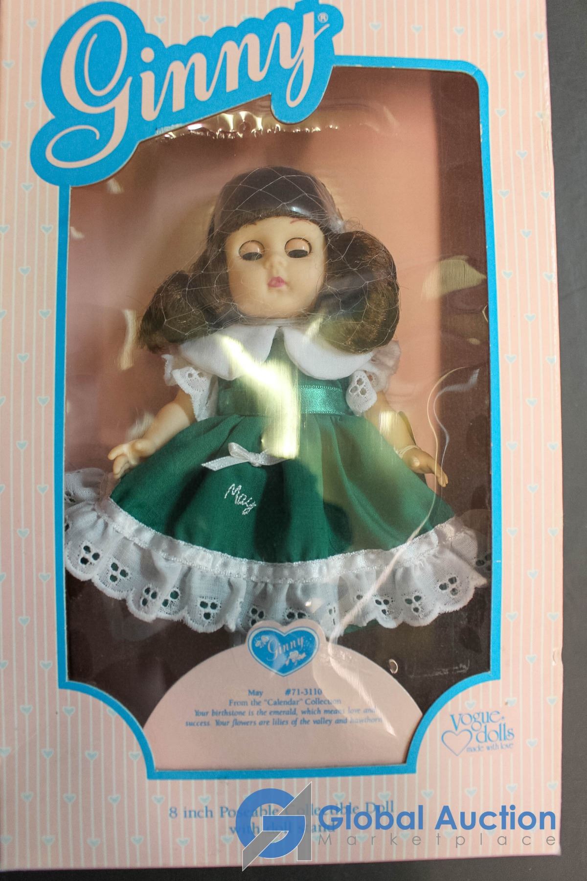 Vogue Dolls Ginny 8" Poseable Collectible Doll w/ Doll Stand