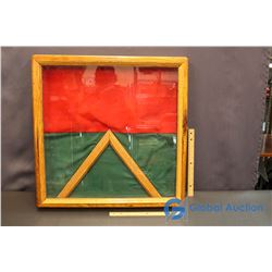 Framed Wooden Display Box w/Latch