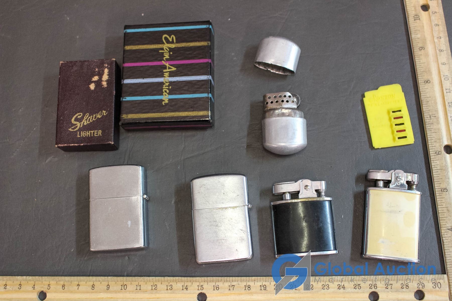 (5) Lighters & Ronson Flints