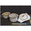 Image 1 : Enamel Chamber Pots & Bedpan