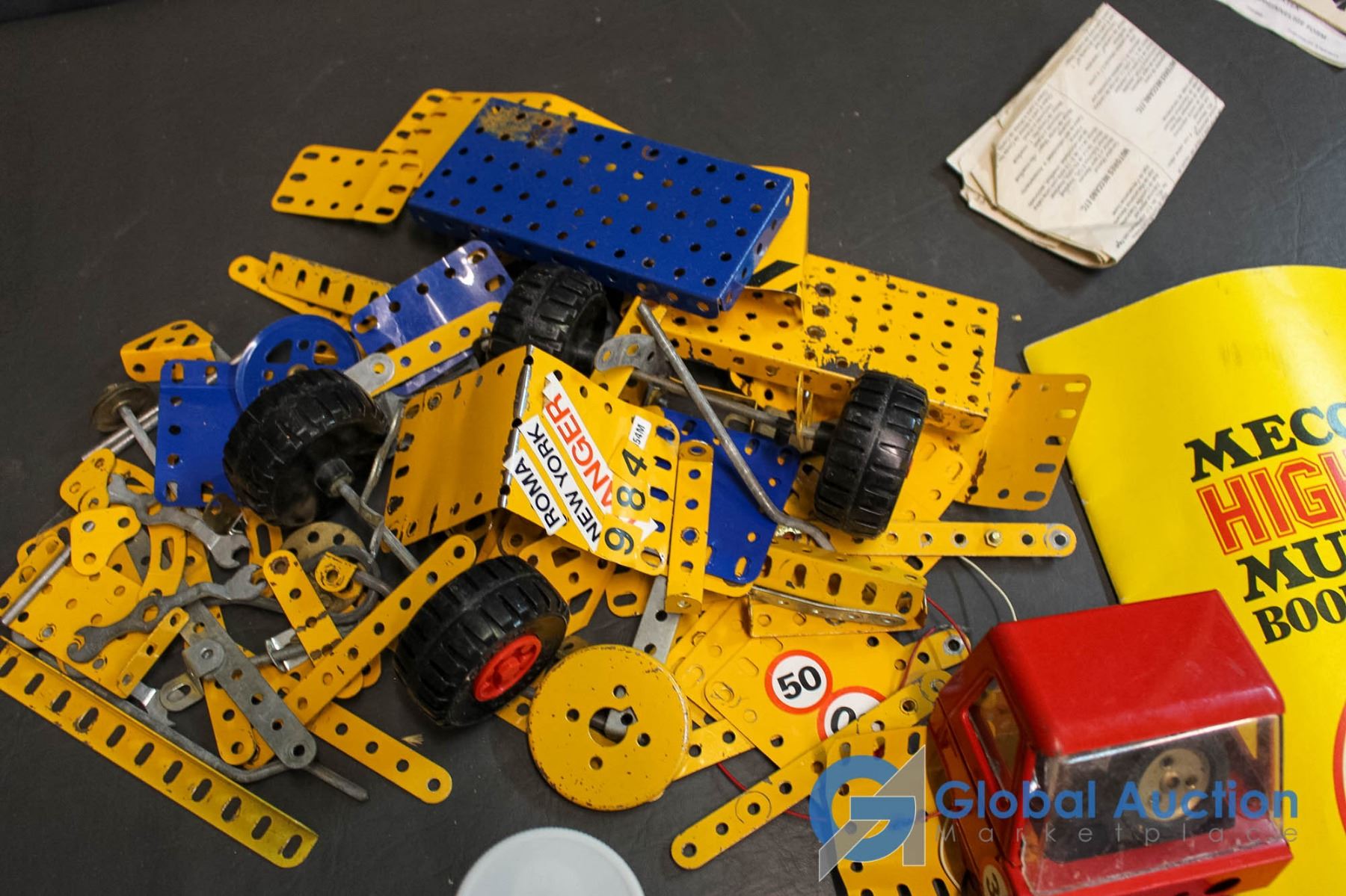 Vintage Mechano Set w/Parts & Instructions