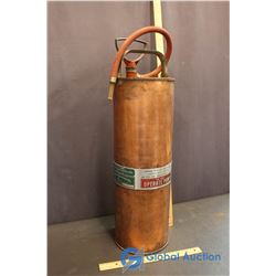 Vintage Flag Fire Equipment LTD. Hand Fire Extingisher