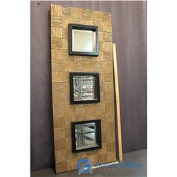 Decorative Mirror Wall Art (49"X20")