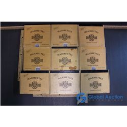 (9) Majorettes Cigar Boxes