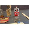 Image 2 : Ornate Oil Lamps (2), Coleman Quick-lite, 3 in 1 Household Oil