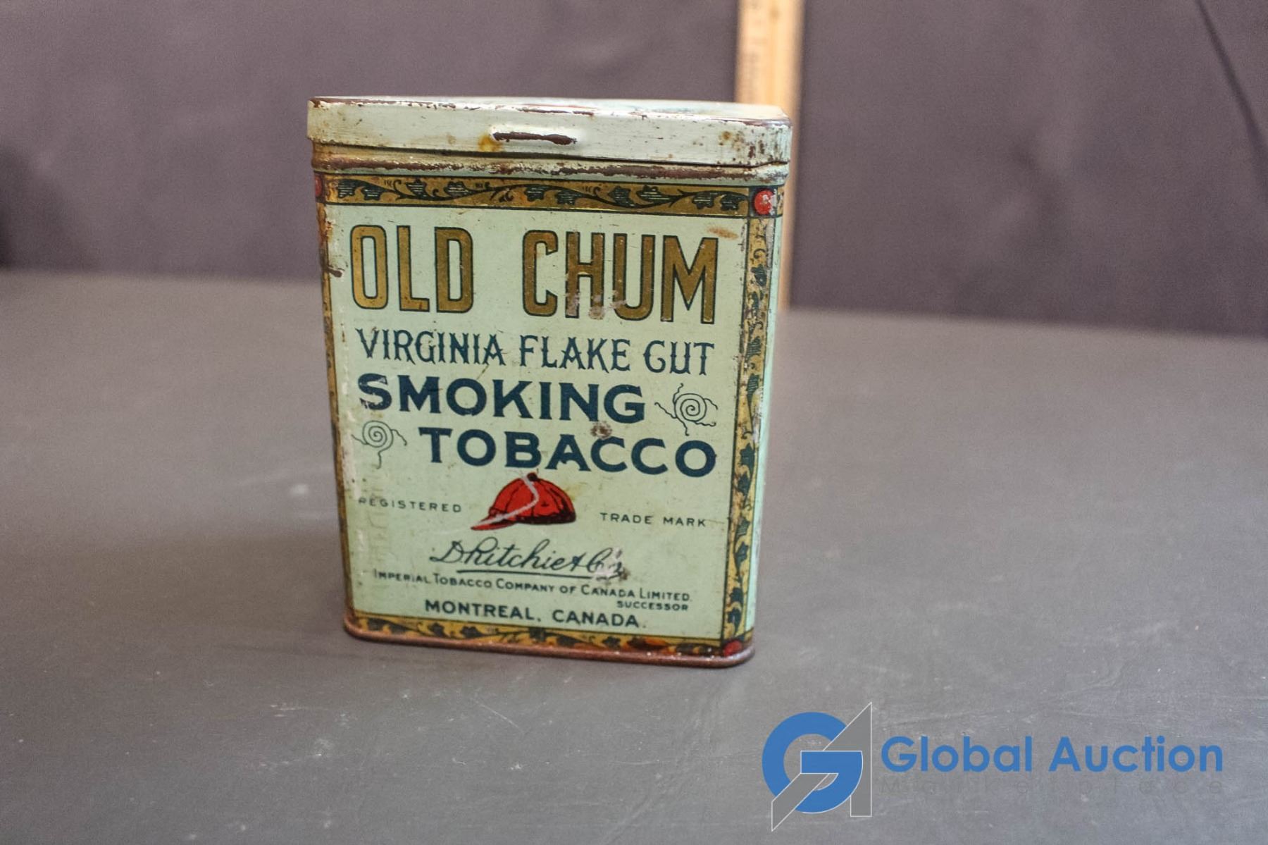 Old Chum Smoking Tobacco (3) Tins