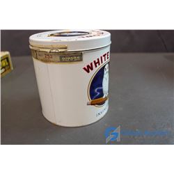 White Owl Round Tobacco Tin & Cigar Box
