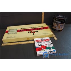 Vintage Board Games - "Monopoly", Teasers, Monopoly Players Hand Book