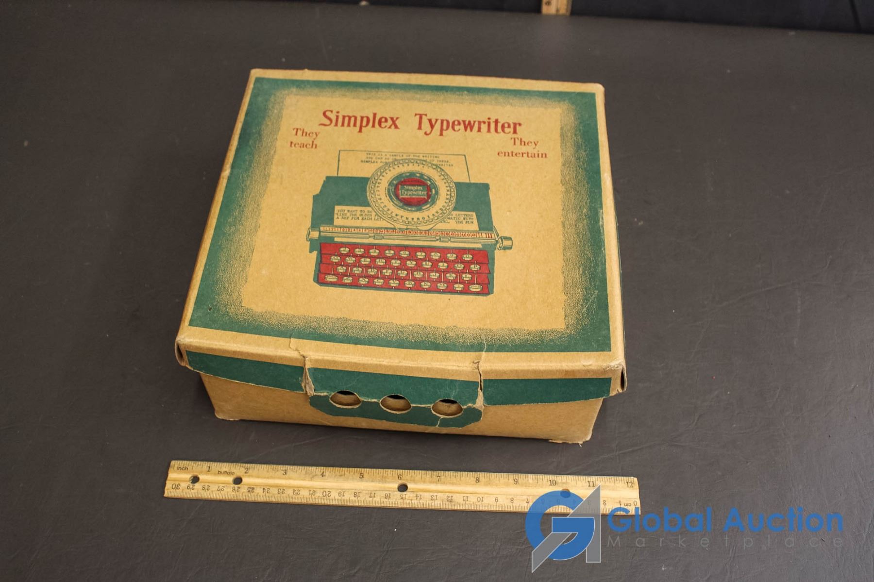 Early 1950s Simplex Typewriter #300 w/Original Box