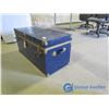 Image 2 : Vintage Blue Metal Chest