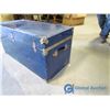 Image 4 : Vintage Blue Metal Chest