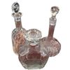 Image 2 : Set Of 3 Crystal Decanters