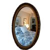 Image 1 : Oval Framed Mirror