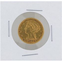 1882 $5 Liberty Head Half Eagle Gold Coin