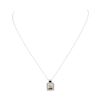 Image 2 : 0.5 ctw Diamond Pendant With Chain - 14KT White Gold