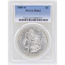 1885-O $1 Morgan Silver Dollar Coin PCGS MS63