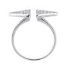 Image 2 : 0.36 ctw Diamond Ring - 18KT White Gold