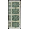 Image 2 : Uncut Sheet of (4) State of Louisiana Baby Bond Obsolete Notes