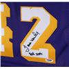 Image 2 : PSA Certified James Worthy Autographed Basketball Jersey
