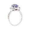 Image 4 : 3.08 ctw Sapphire And Diamond Ring - Platinum
