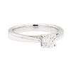 Image 1 : 0.50 ctw Diamond Solitaire Ring - 14KT White Gold