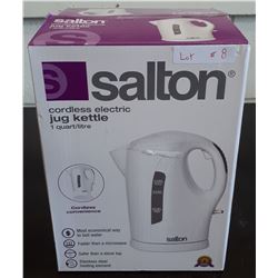 SALTON 1 QUART/LITRE CORDLESS ELECTRIC JUG KETTLE