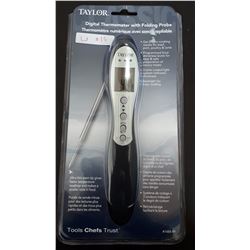 TAYLOR DIGITAL THERMOMETER WITH FOLDING PROBE