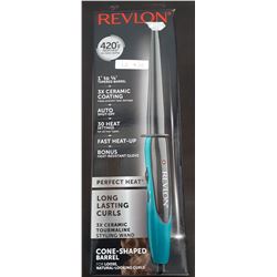 REVLON CONE-SHAPED BARREL CURLING IRON