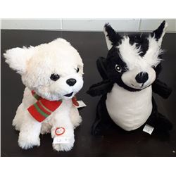 2 STUFFED ANIMALS