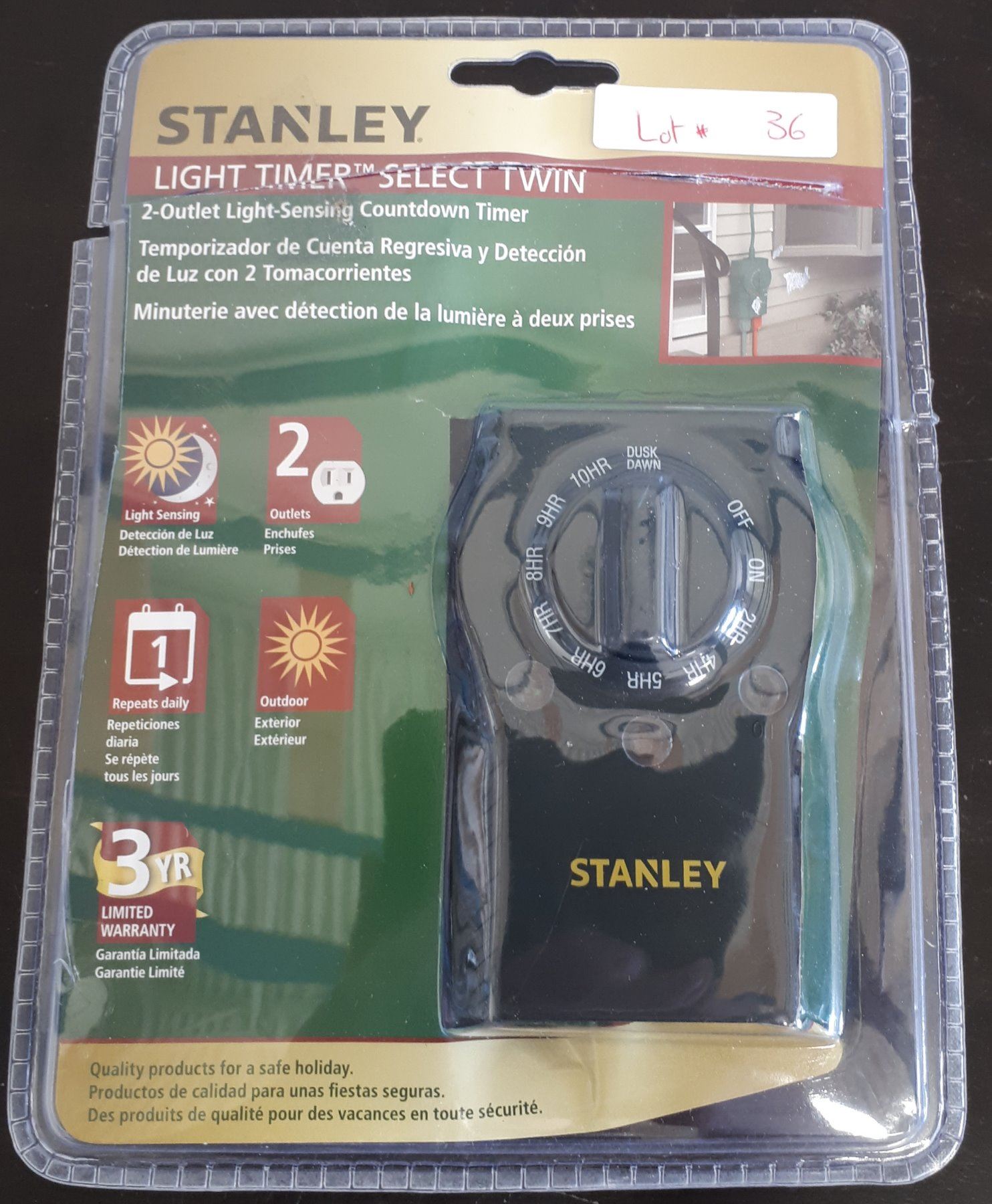 STANLEY LIGHT TIMER SELECT TWIN