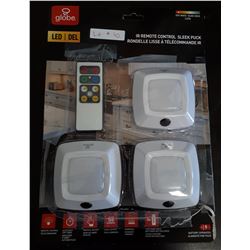GLOBE LED IR REMOTE CONTROL SLEEK PUCK