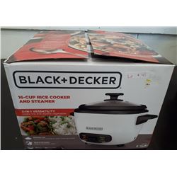BLACK+DECKER 16-CUP RICE COOKER AND STEAMER