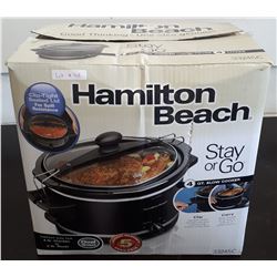 HAMILTON BEACH STAY OR GO 4QT. SLOW COOKER