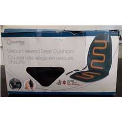 HEALTHMATE VELOUR HEATED SEAT CUSHION