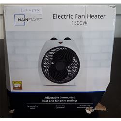 MAINSTAYS ELECTRIC FAN HEATER