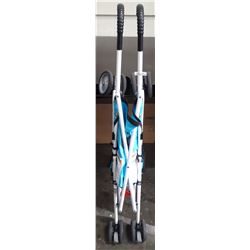 BLUE BABY STROLLER