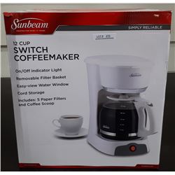SUNBEAM 12 CUP SWITCH COFFEEMAKER