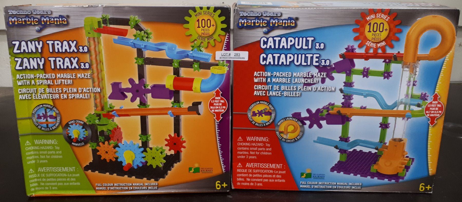 MARBLE MANIA CATAPULT AND ZANY TRAX